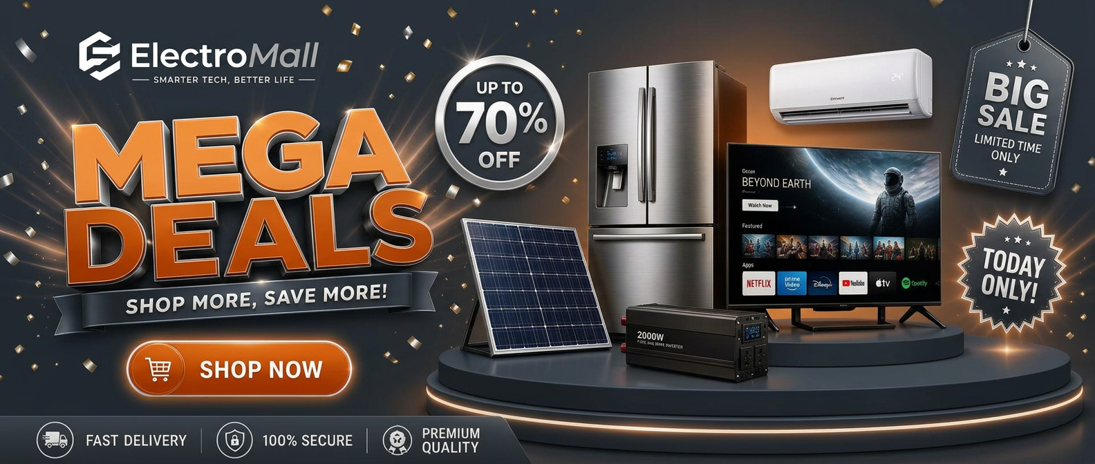 ELETROMALL Mega Deals — up to 70% off
