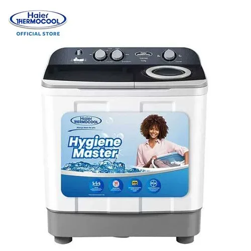Haier Thermocool 8kg Top Load Semi Automatic Washing Machine (TLSA08AD) - White