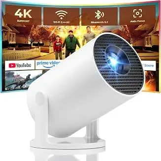 Bextec Mini Projector, Portable Projector with Wifi and Bluetooth, Built in Apps